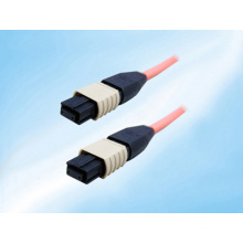 Singlemode / Multiple Fiber Optic Patchkabel, MTP MPO-Style, 12 Strang, ohne Stifte, 9/125, 1 Meter